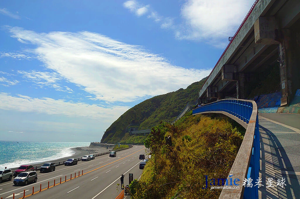 台東多良台9馬路，美麗海岸線山景